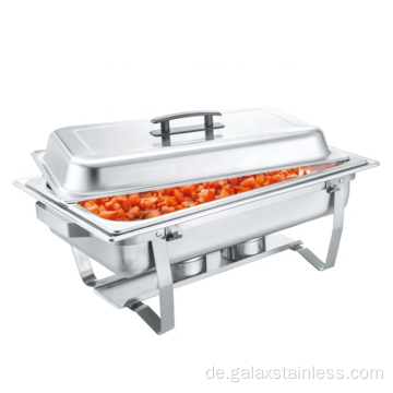 Chafing Dishes aus Edelstahl mit strapazierfähigem Rahmen